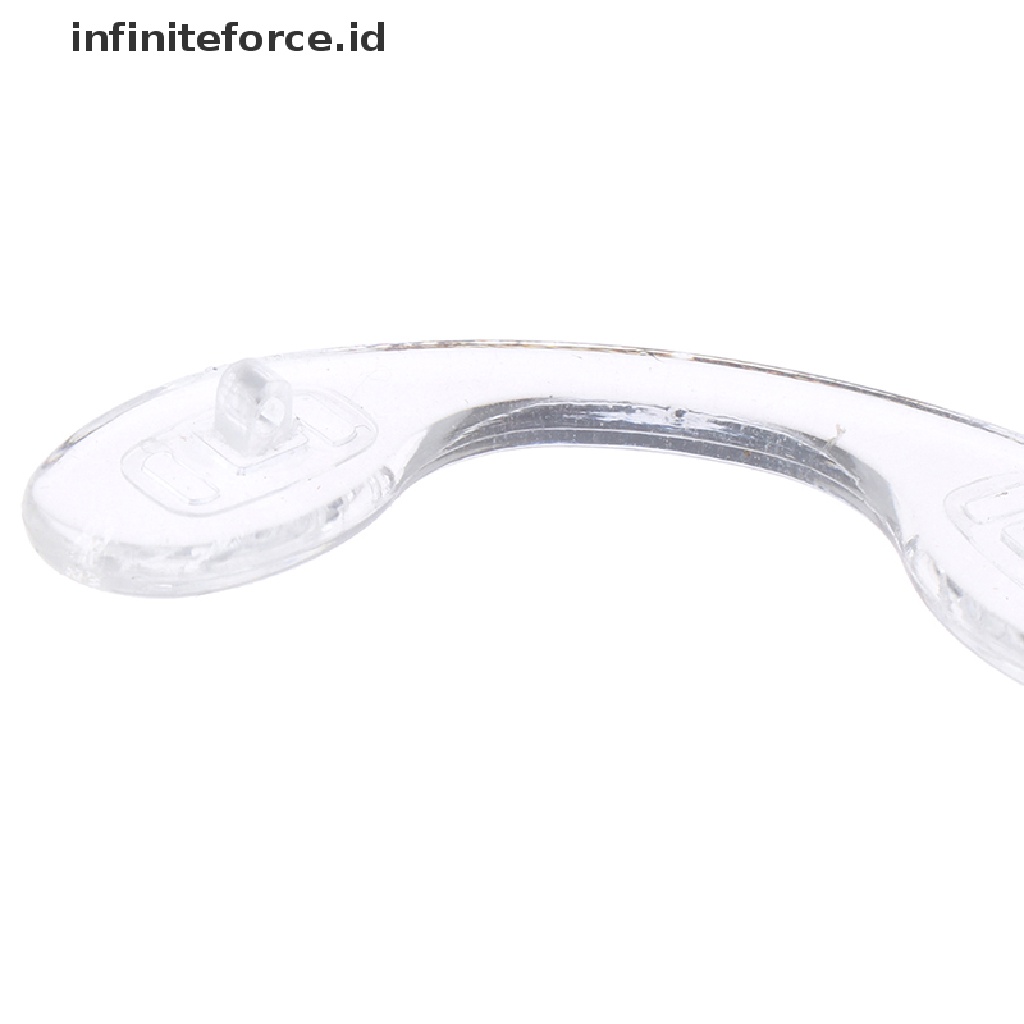 Infiniteforce.id 5pcs Bantalan Hidung Bahan Silikon Lembut Anti Slip Untuk Kacamata