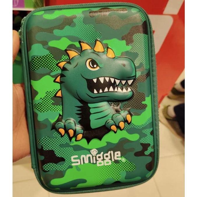 

Smiggle Pencil Case Hardtop Dino T Rex Tempat Pensil Anak Original