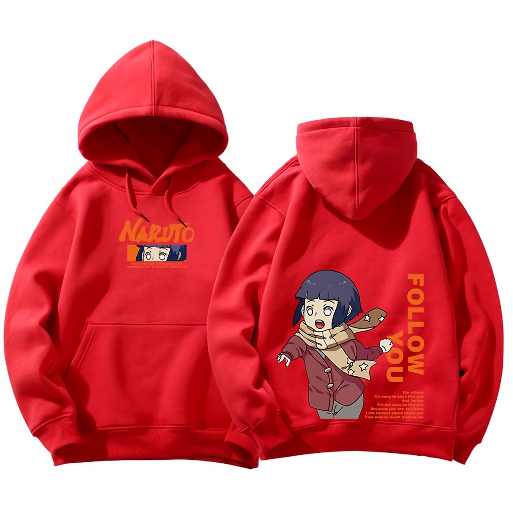 Hoodie Naruto x Hinata Couple Anime Manga Premium Unisex