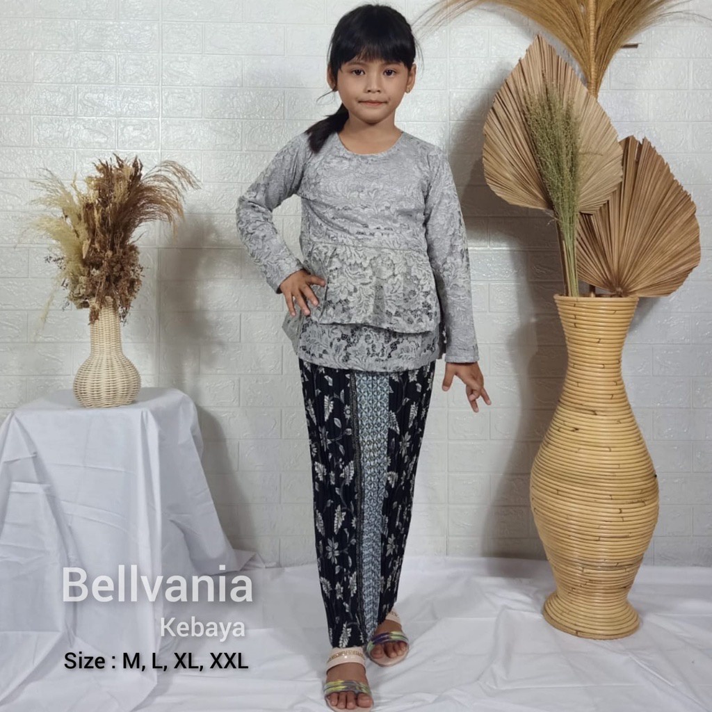 ￼kebaya Aurora brukat - Kebaya Anak Perempuan - Baju kebaya Anak Perempuan - kebaya anak umur 12 tah