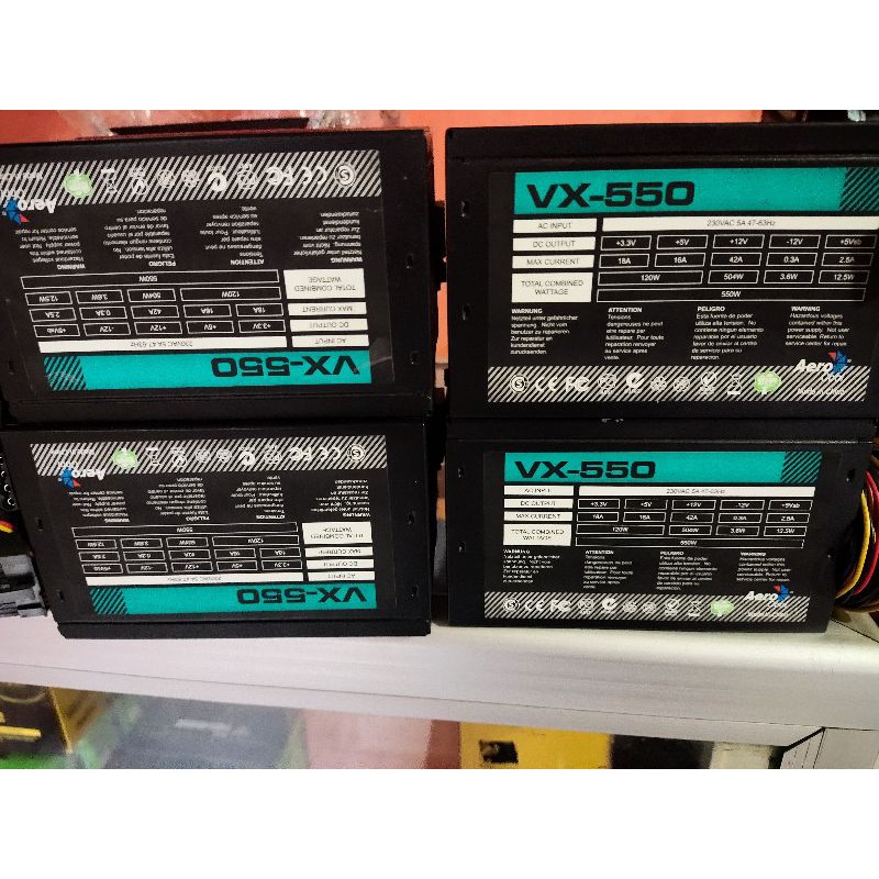 psu aerocool vx 550watt