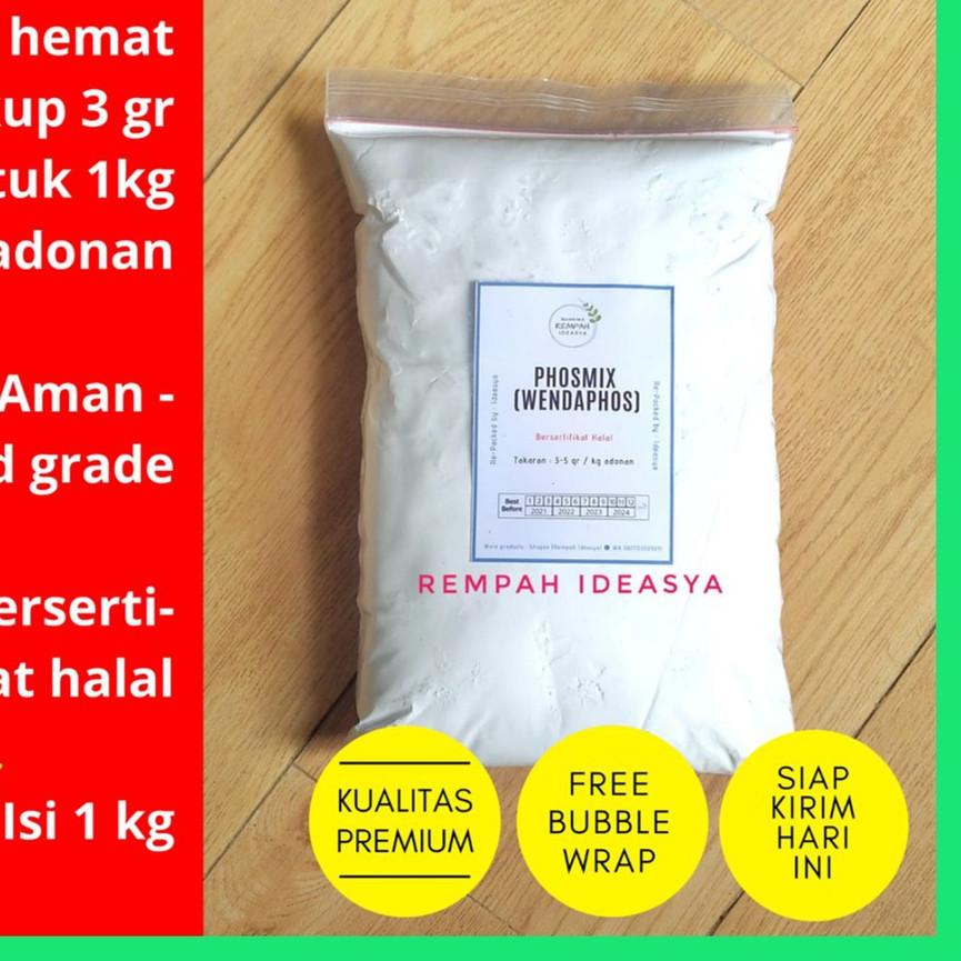

Stock New 1kg WendaPhos / Phosmix / Mixphos / Pengenyal Bakso / Sosis / Nugget / Siomay 5.5 Terlaris/5.5 Product HOT/【Grosiran Murah✅】/Stok terbaru/「Original」