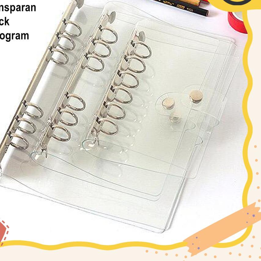 

Diskon✔️[THE UNIVERSE] Buku Binder A5 6 Ring Transparan Binder Cover Notebook Binder Hologram - ST004|KD7