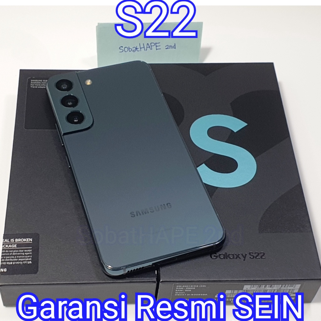 HP Samsung S22 128GB 256GB Resmi SEIN Dual Sim 2nd Second Fullset