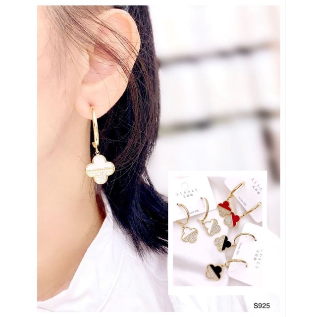 Anting Silver925 perak Premium Quality Anti karat anti alergi Starling silver platgold Ts2912