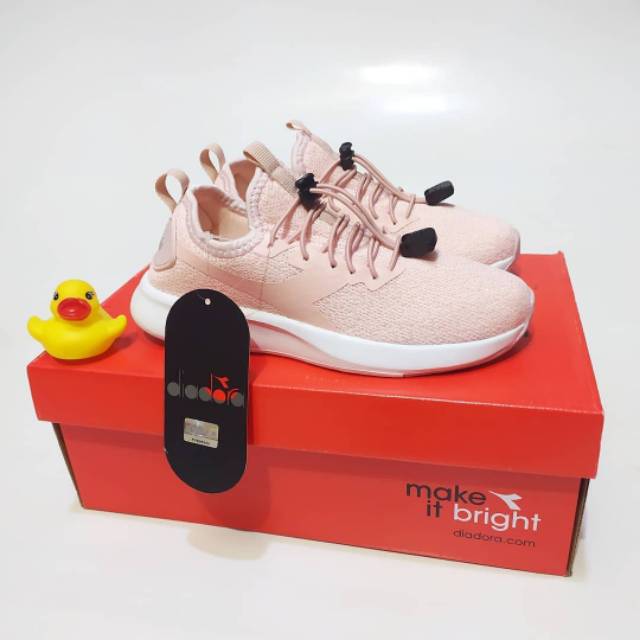 SALE 70% SEPATU ORIGINAL - SEPATU DIADORA ANAK TIBERIO DUSTY PINK BNIB MURAH - SEPATU ANAK ORIGINAL