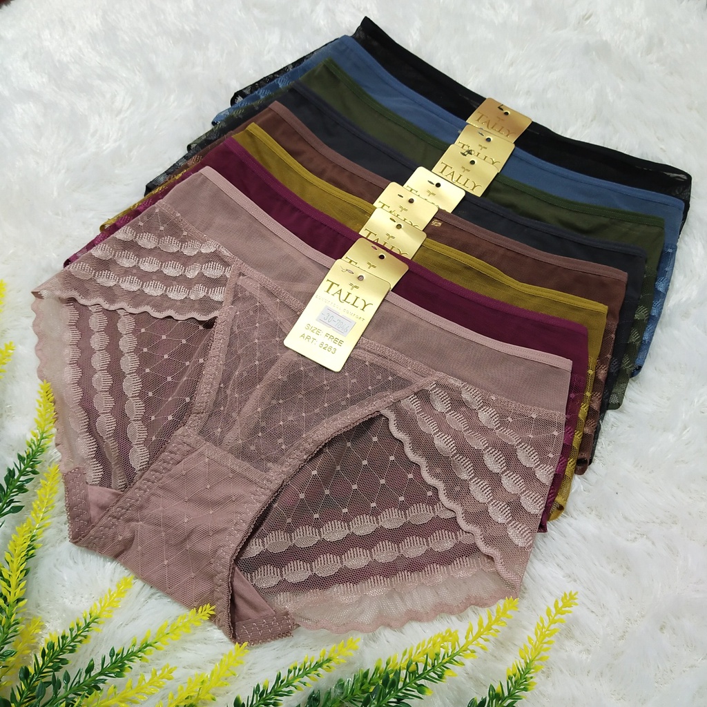 CD 307/ CELANA DALAM WANITA RENDA TRANSPARAN LEMBUT