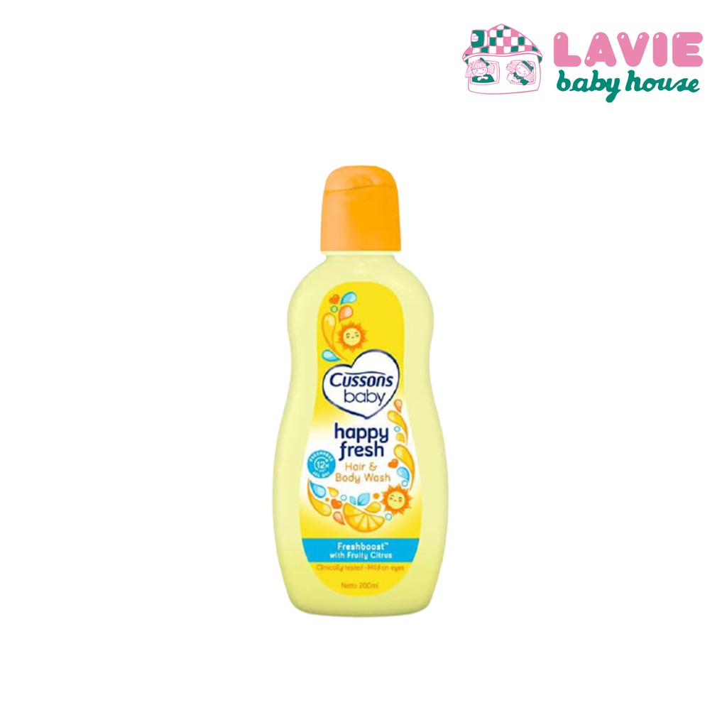 Cussons Hair and Body Wash Happy Fresh 400ml