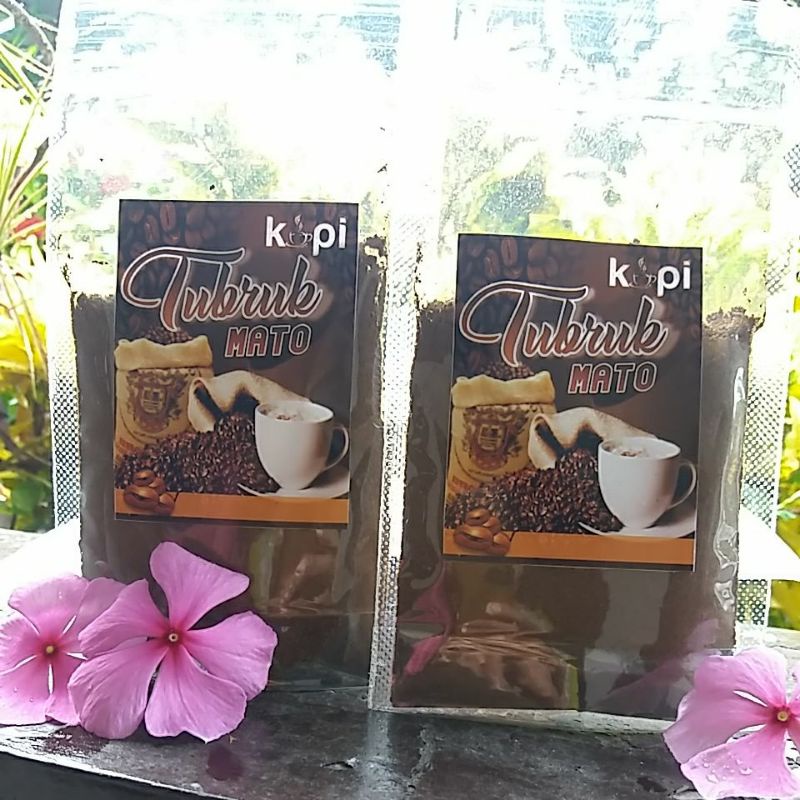 

Kopi Bubuk Tubruk Mato isi 50 gram, dijamin Mantap sudah terbukti