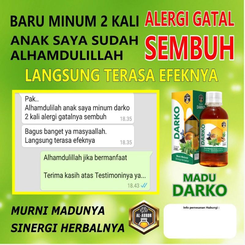 Terlaris Madu Untuk Kulit Alergi Gatal Gatal Eksim Cacar Bisul Jerawat Ruam Biduran Madu Darko Indonesia