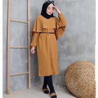 Laras Cape / Baju Muslim Remaja / Atasan Long Tunik Terlaris