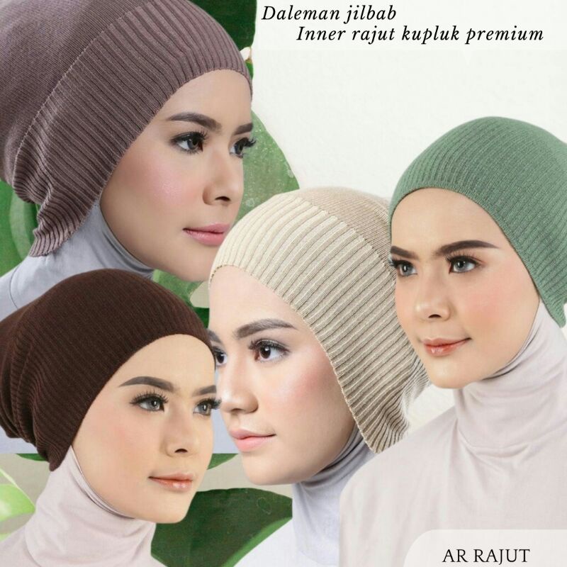 Ciput Rajut Kupluk Salur Anpust Premium Daleman Kerudung Inner HIjab Anti Pusing