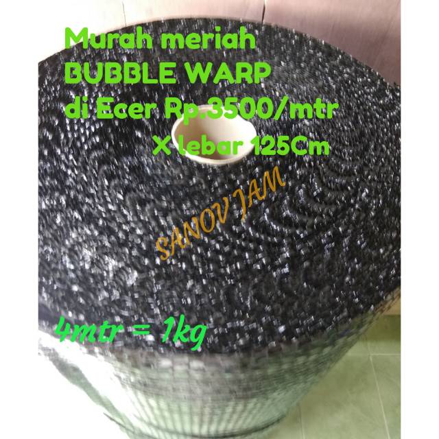 

Tambahan Bubble wrap alat Peking anti air, tahan banting/tebal 1mtr X 125cm