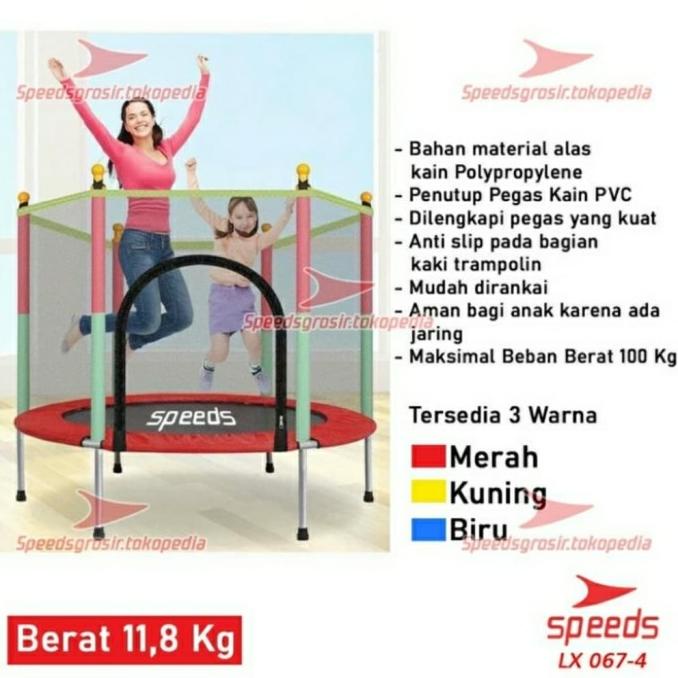 Trampolin Speeds 55"140Cm Trampolin Jump Fitness 067-04