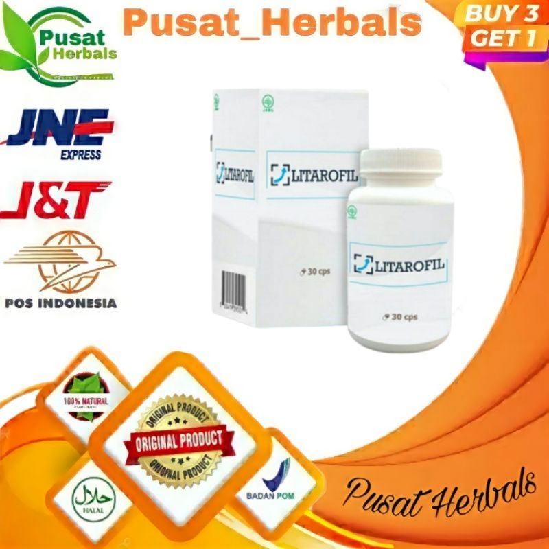 Litarofil Original Obat Herbal Pria Tahan Lama - Suplemen Vita-Litas Pria Ampuh - Obat Litarofil Asl