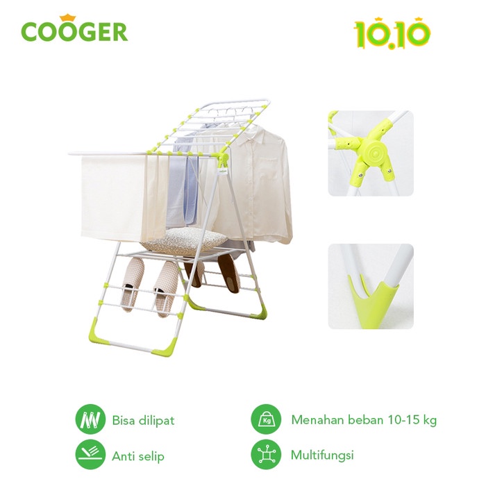 COOGER Rak Jemuran Wing Rak Jemuran Handuk Rak Jemuran Foldable MURAH Murah ORIGINAL Original