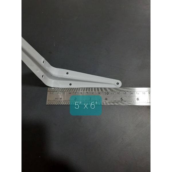 Siku rak L 5&quot; x 6&quot; Putih / Shelf Bracket White Harga Per Pcs (G752)