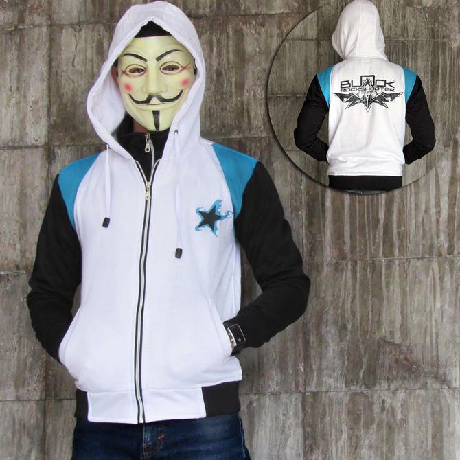 Promo Murah Jaket Double Zipper Black Rock Shooter - 5997Ba
