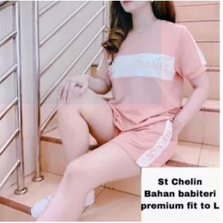 RD Fashion Set Baju Wanita Set Chelin