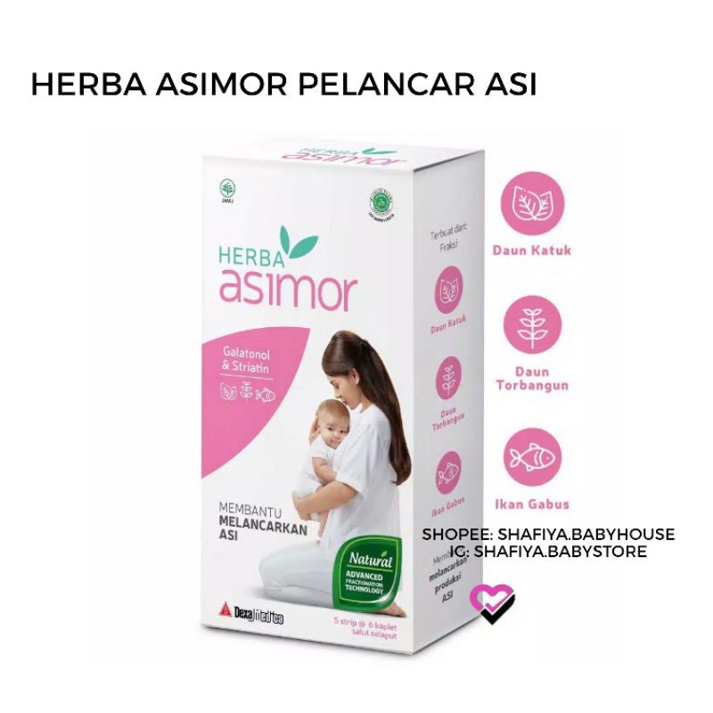 Herba Asimor Asi Booster Pelancar ASI 1Box