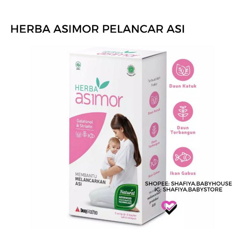 Herba Asimor Asi Booster Pelancar ASI 1Box