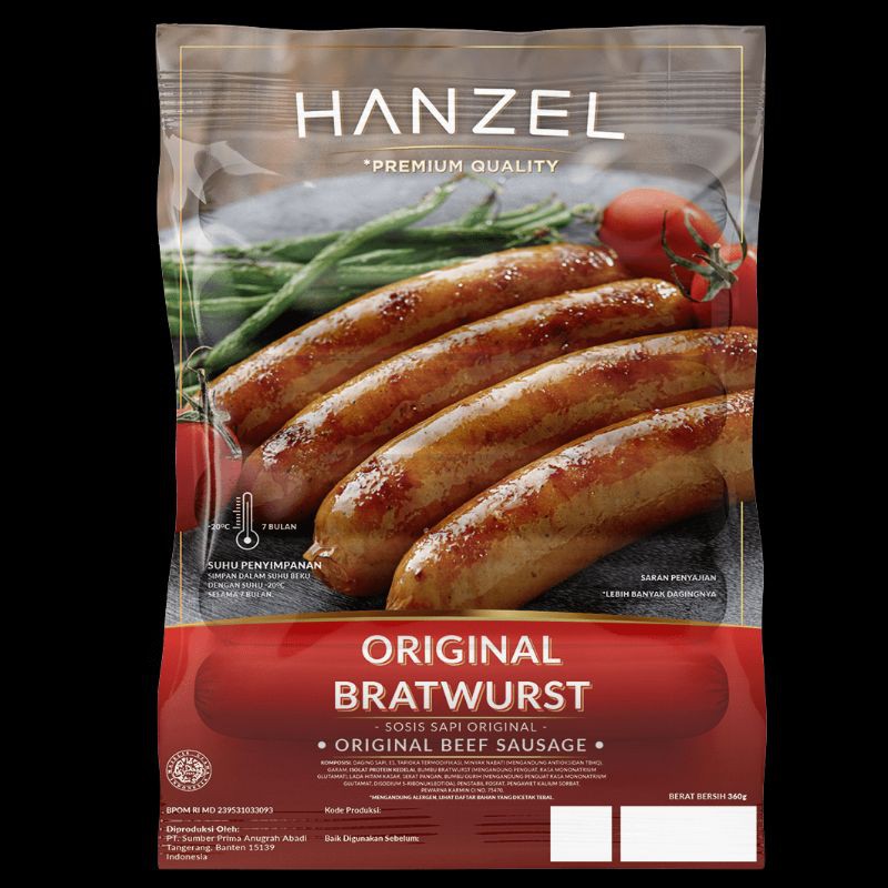 

Sosis Hanzel Bratwurst Original