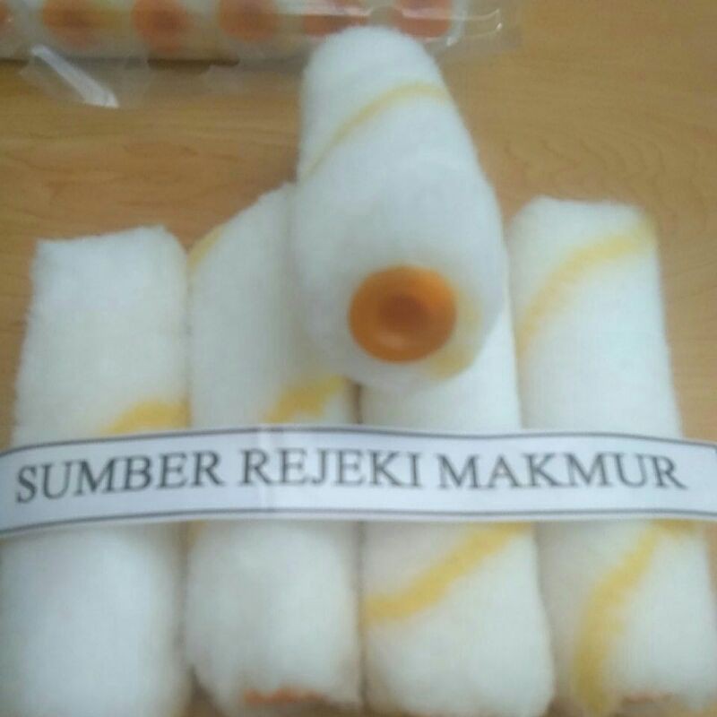 Isi ulang rolan cat kecil 4" bulu / isi ulang rolan kapal refill kuas rol