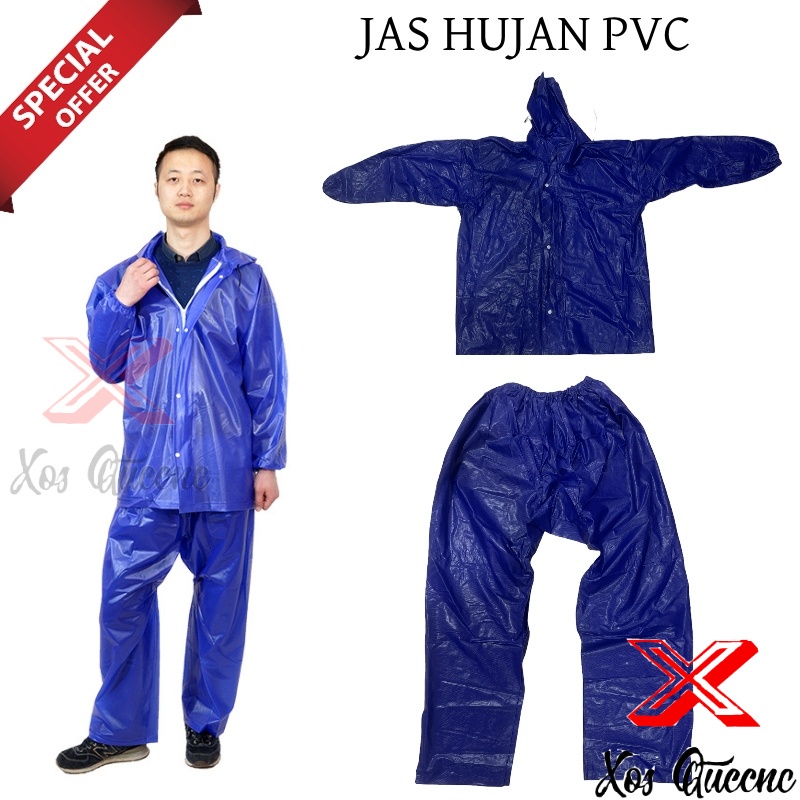 [XOQ] JAS HUJAN JUMBO SF / JAS HUJAN PVC / JAS HUJAN DEWASA ALLSIZE