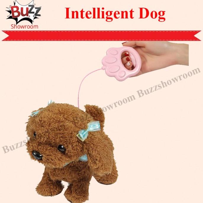 Intelligent Dog Mainan Boneka Anjing Berjalan Menggonggong Robot Cute