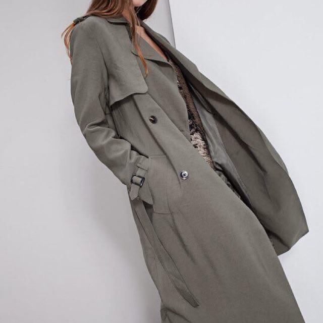 Stradivarius long trench coat