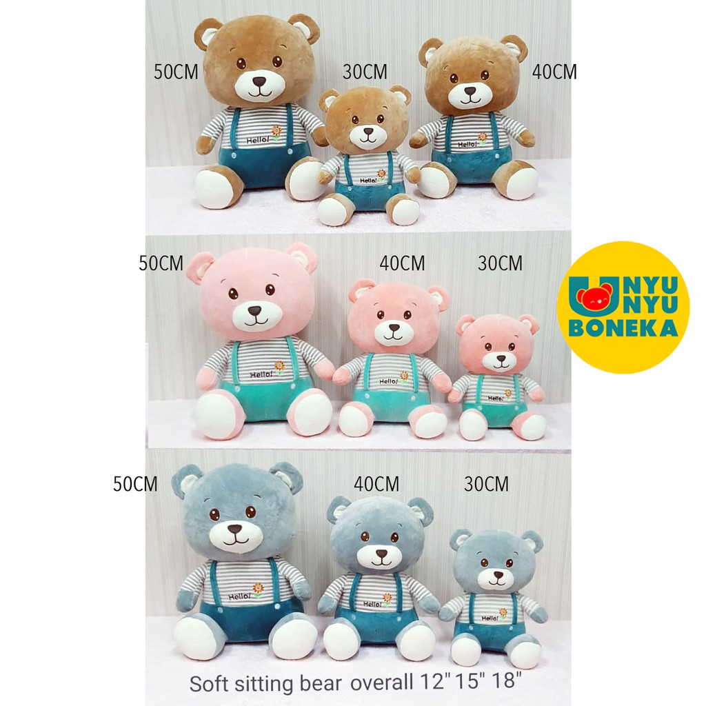 Boneka soft teddy bear 30cm kado beruang tedy teddy bear