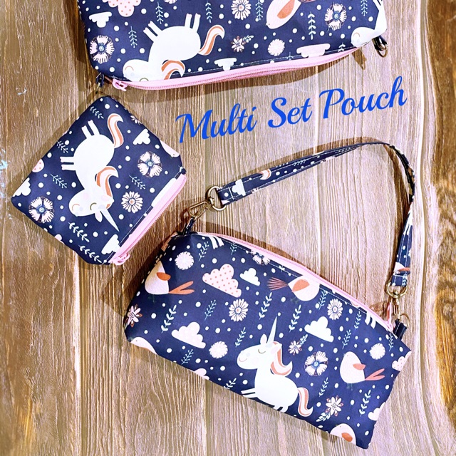 Fawn’G Handmade - Multi Set POUCH unicorn