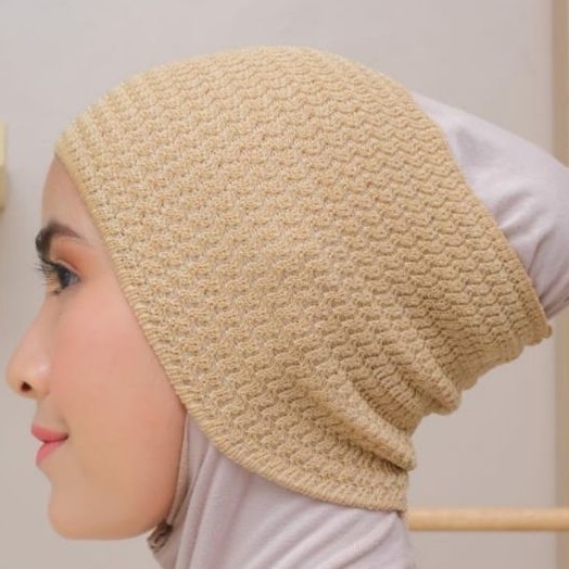 Ciput Rajut Zigzag / Ciput Rajut Tebal / Bandana Rajut / Bandana Wanita