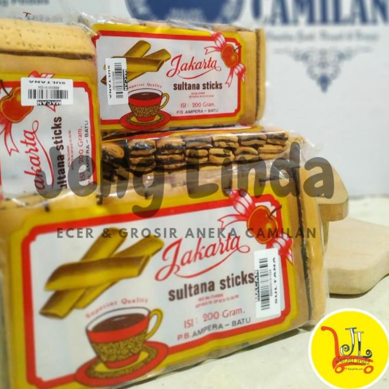 

[PRODUK 6KJ] Biskuit Kue Kering Lebaran Sultana Sticks Jakarta 200 Gram by Jeng Linda BJD