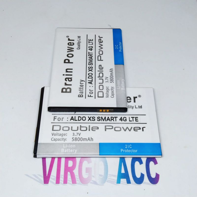 Baterai Batre Battery Aldo XS Smart 4G LTE Double Power Battery Hp