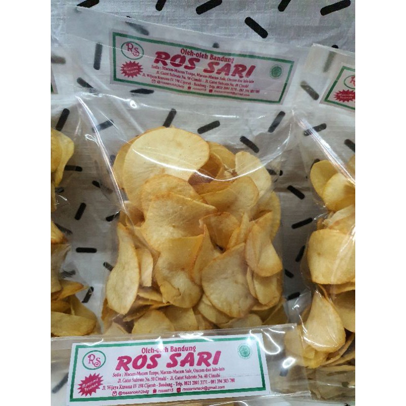 Keripik Singkong Original 250Gr Oleh Oleh Bandung