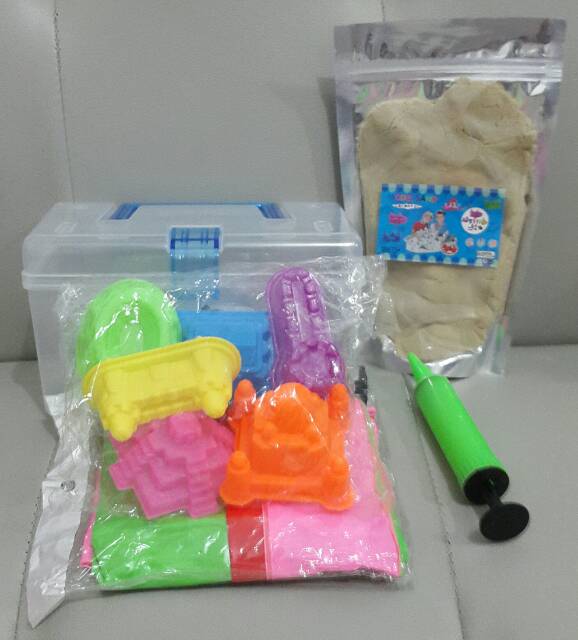 PROMO MURAH!! Paket Box Hemat Pasir Ajaib Magic Amazing Sand Mainan Edukasi Anak