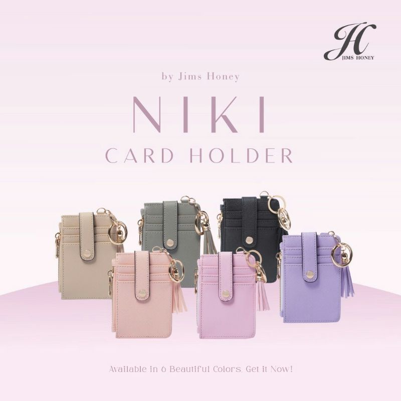 Jual Jims Honey Niki Wallet Card Holder Design Simple Shopee Indonesia