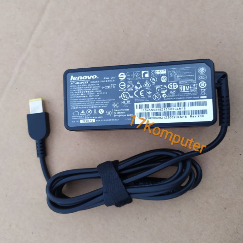 Charger Adaptor Lenovo S400 S210 S215 20v 2.25a USB