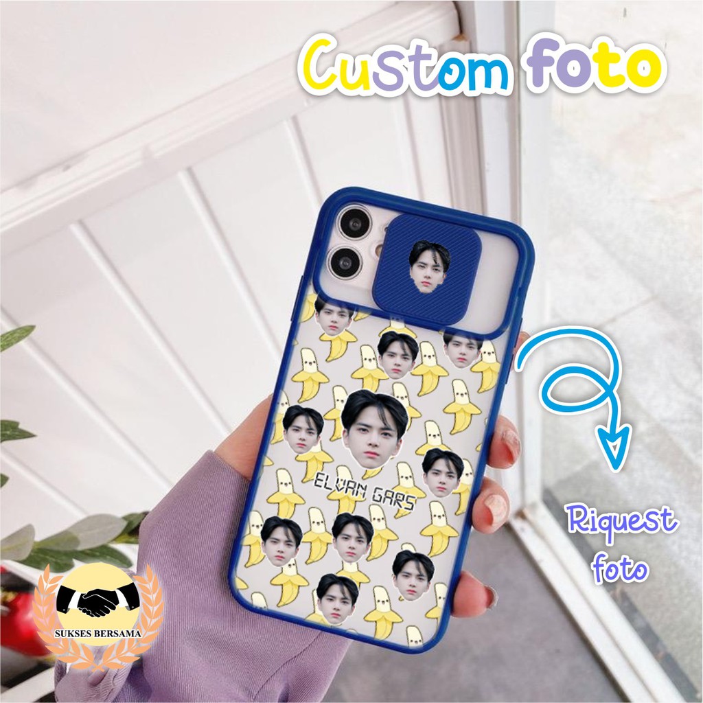 SOFTCASE SLIDE KAMERA CUSTOM FOTO OPPO VIVO SAMSUNG XIAOMI REDMI REALME IPHONE ALL TYPE BSB4675