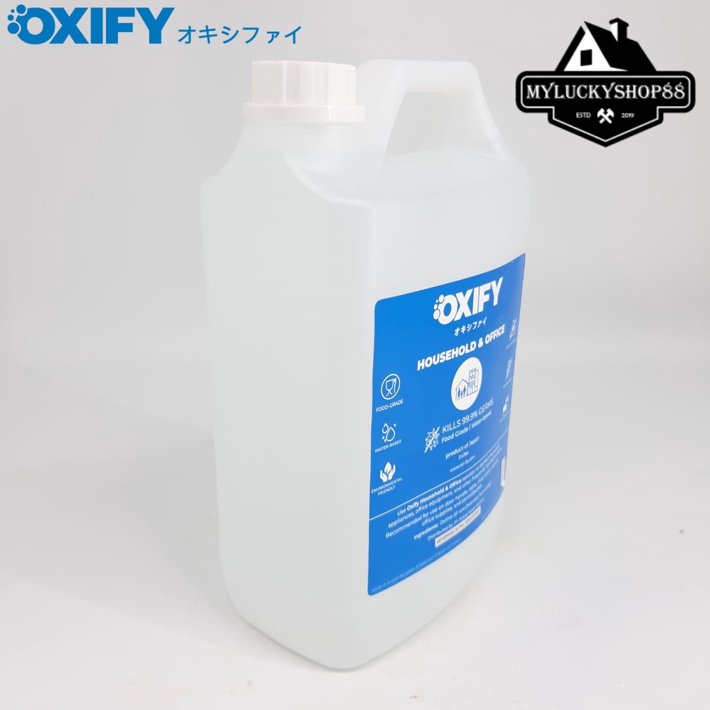 OXIFY Household Office Sanitizer Disinfectant Japan 2L Water Based