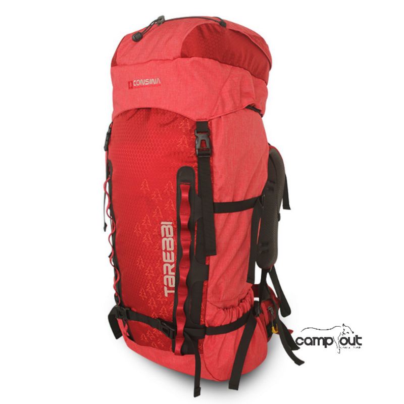 Consina Tarebbi Tas Carrier 60L - Tas Keril Gunung Hiking Camping - Tas Gunung Pria Wanita