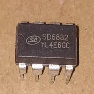 SD6832 IC Konverter AC DC PWM Controller SMPS