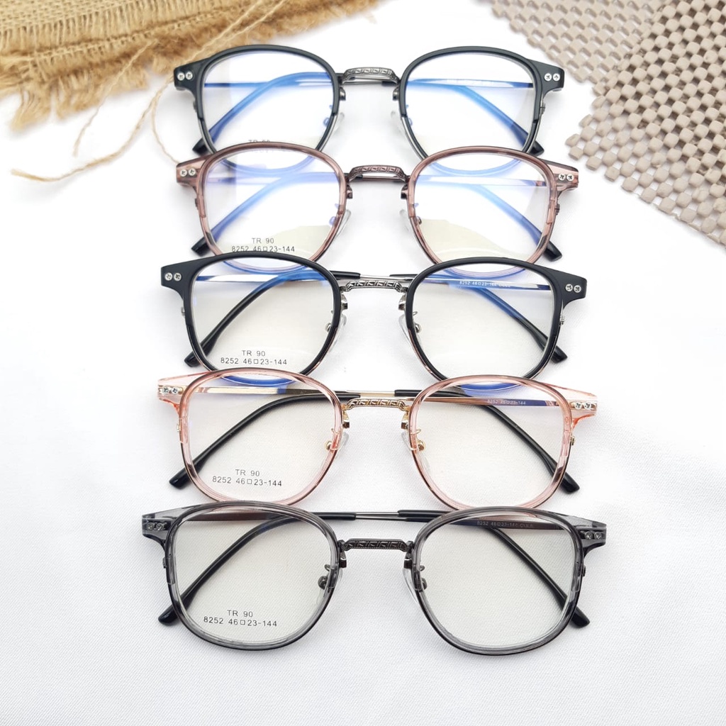 GROSERBA GROSIR FRAME KACAMATA FASHION IMPORT 8252 WANITA