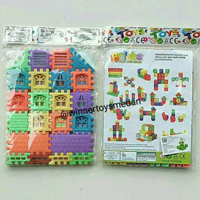 Funny Block / Funny Brick / Block Kubus / Block Rumah / Building Block