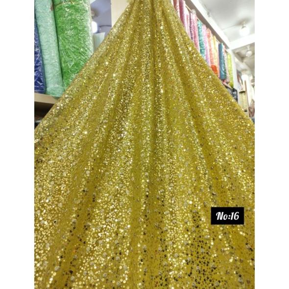 Tile Tulle Zuhair Payet Penuh Brokat Sequin Dress Sugar Daddy Promo