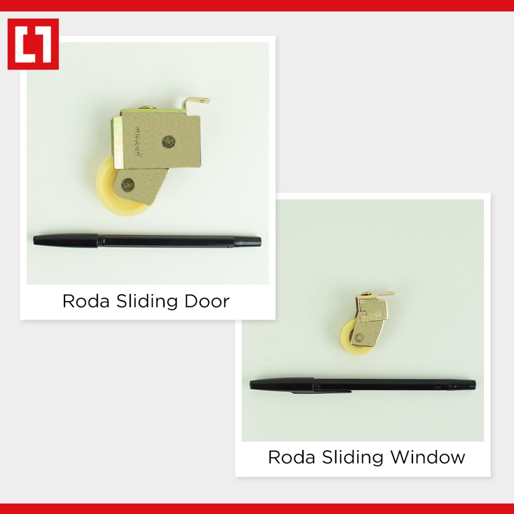 Roda Sliding Window / Door / Geser Jendela /Pintu Kecil Besar - Weldom