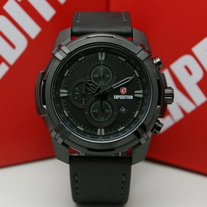 Jam Tangan Pria Expedition 6786 E6786 E 6786 Seri Terbaru Black Ori Tokobaruandry74