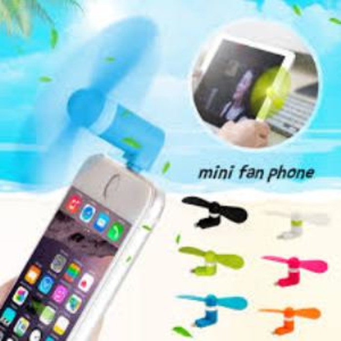 Kipas Angin Mini USB Fan 2 IN 1 For HP Android Smartphone &amp; Powerbank**Mantap