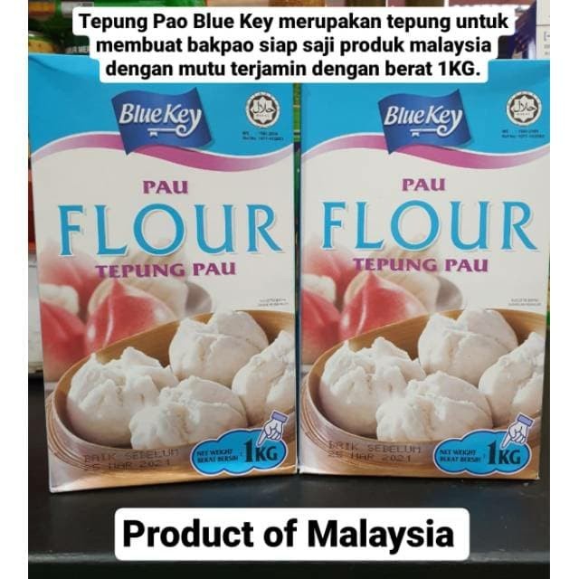 

MURAH BLUE KEY TEPUNG BAKPAO BAK PAO PAU FLOUR INSTANT MALAYSIA